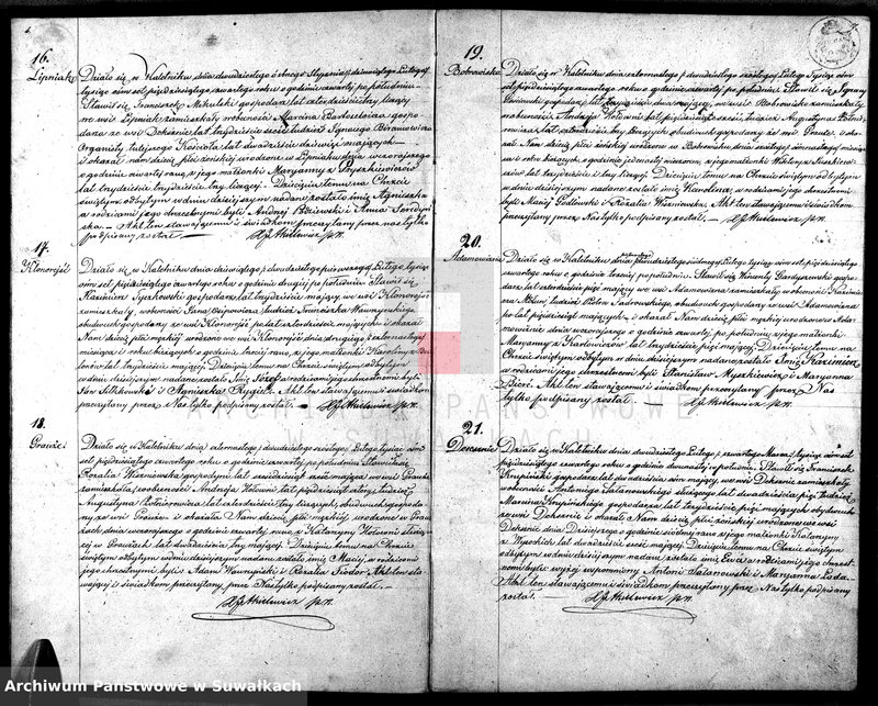 image.from.unit.number "Duplikat Aktów Parafii Kaletnickiej z Roku 1854"