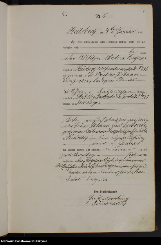 image.from.unit.number "Sterbe-Haupt-Register Nr 1 - 174"