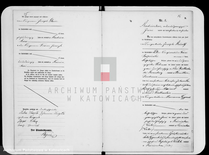 image.from.unit.number "Księga małżeństw za rok 1877 [nr 1-26]"