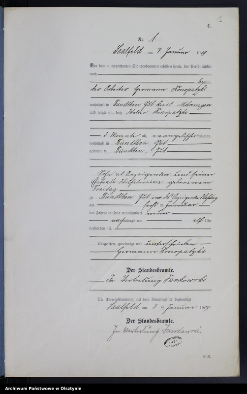 image.from.unit.number "Sterbe-Neben-Register Nr 1 - 26"