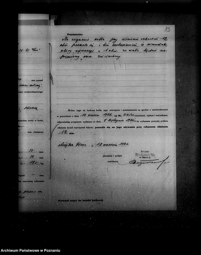 image.from.unit.number "Cegielnia i Fabryka Dachówek J. Bierlinga w Miejskiej Górce powiat rawicki nr woj. kotła 5912"