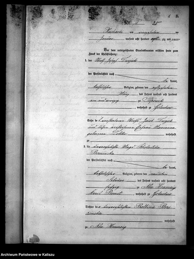 Obraz 4 z jednostki "[Księga małżeństw]"