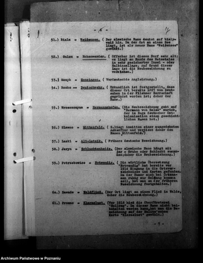 Obraz 11 z jednostki "Ortsnamenänderung - Kreis Scharnikau (Czarnków)"