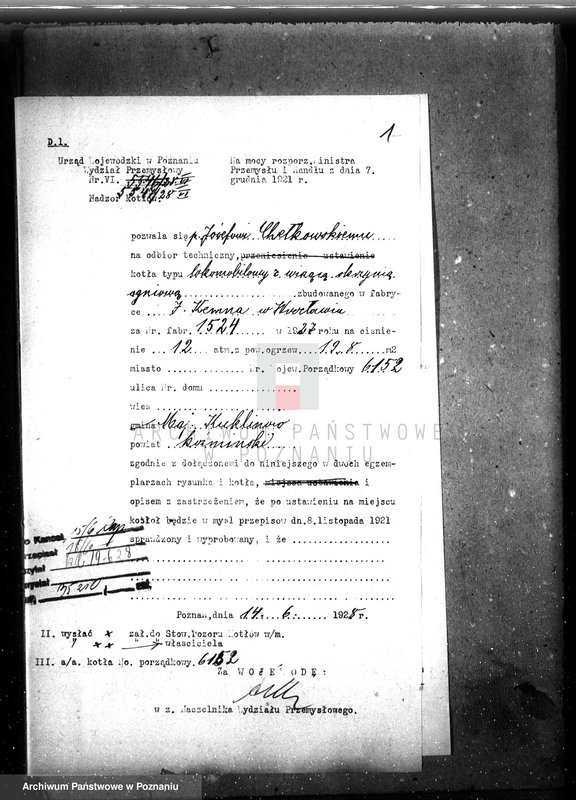 Obraz 5 z jednostki "Gospodarstwo rolne Kuklinów, pow. krotoszyński J. Chełkowskiego nr woj. kotła 6152"