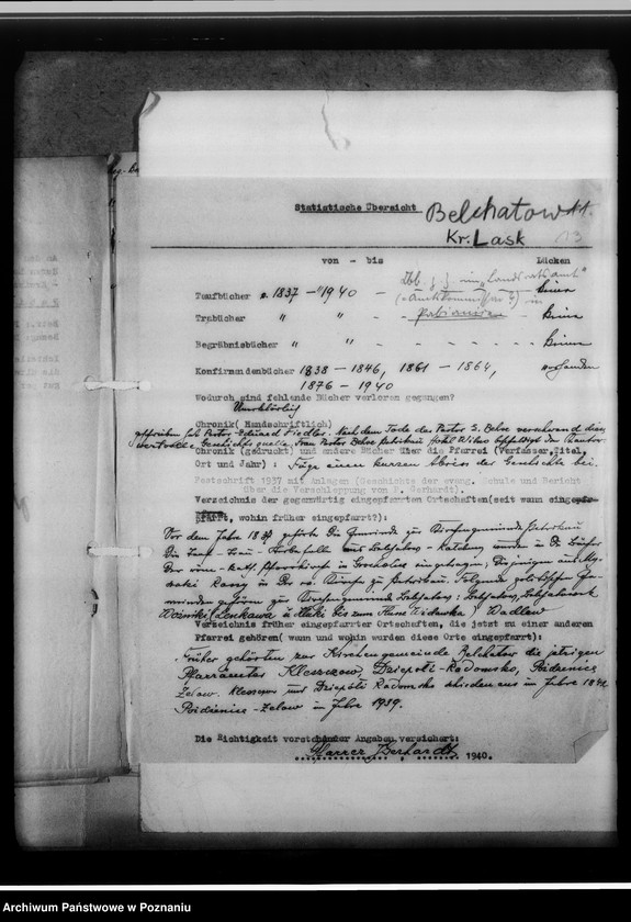 image.from.unit.number "Einziehungsprotokolle [ksiąg kościelnych] Kreis Lask [powiat łaski, województwo łódzkie]"