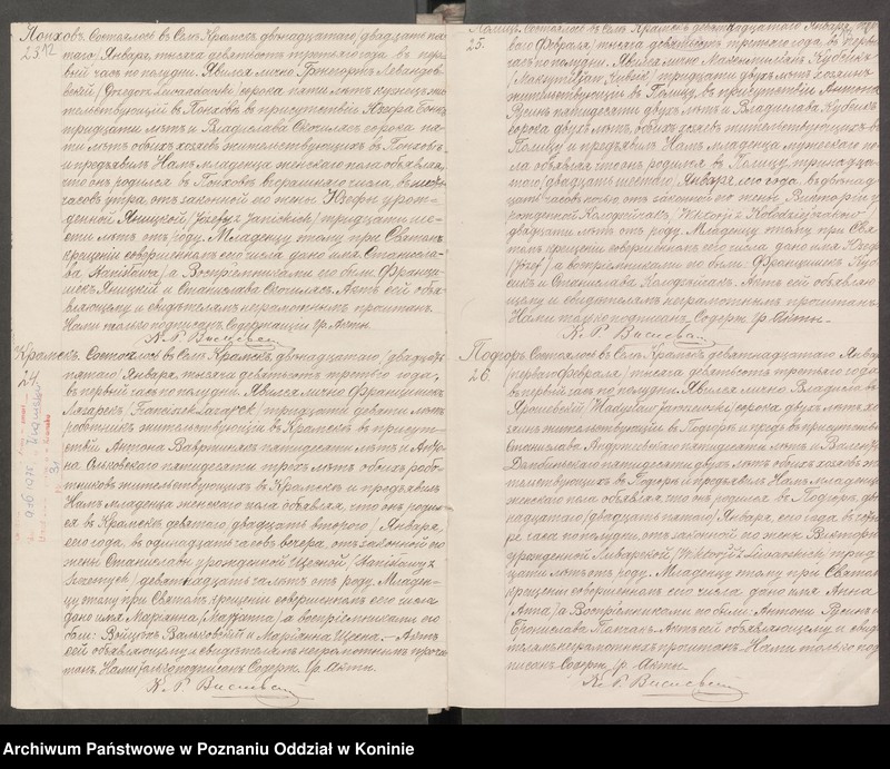 Obraz 9 z jednostki "Księga urodzeń, małżeństw i zgonów"