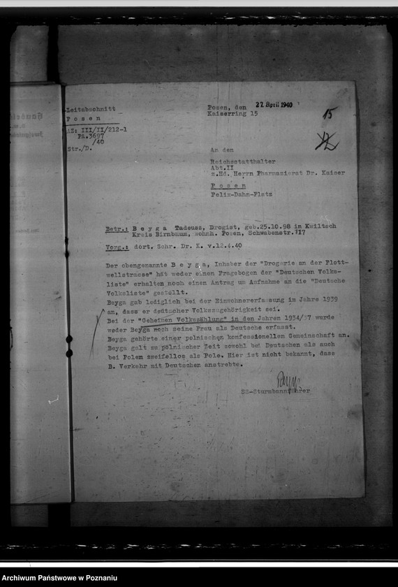 Obraz 20 z jednostki "Erfassung der Drogerien"