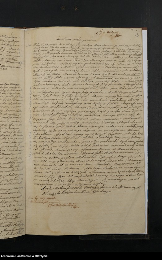 image.from.unit.number "Akta Małzenstw Gminy Janowskiey w Departamencie Płockim Powiecie Przasnyskim Spisane 1810/11"