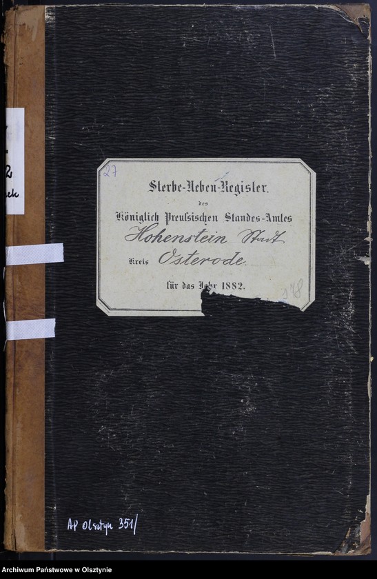 image.from.unit.number "Sterbe-Neben-Register Nr 1 - 77"