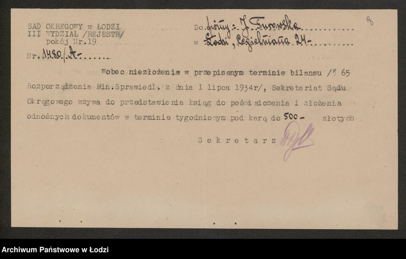 Obraz 10 z jednostki "J. Turowska- sprzedaż towarów piśmiennych"