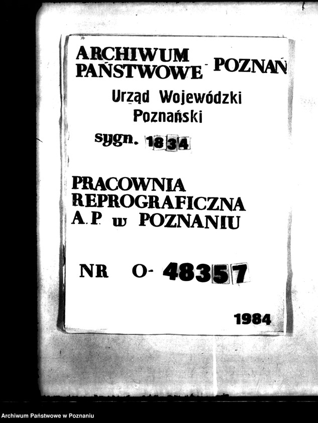 Obraz 1 z jednostki "Kaucja dzierżawna majątku państwowego Wełna"