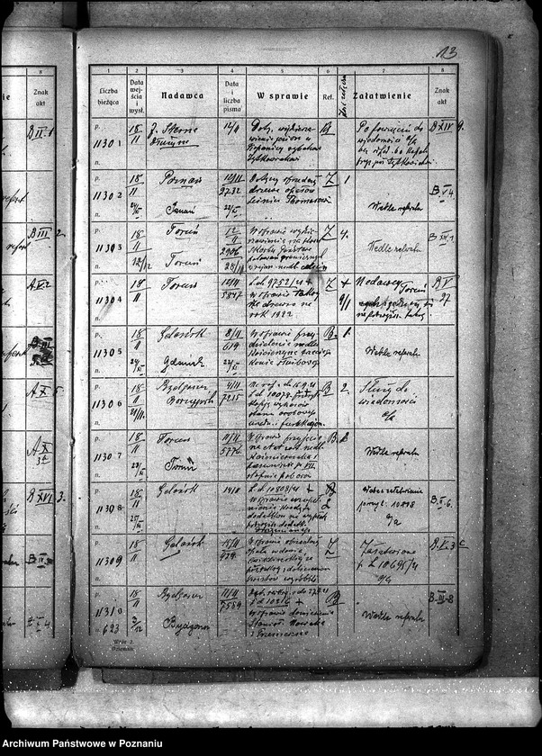 Obraz 17 z jednostki "Dziennik podawczy"