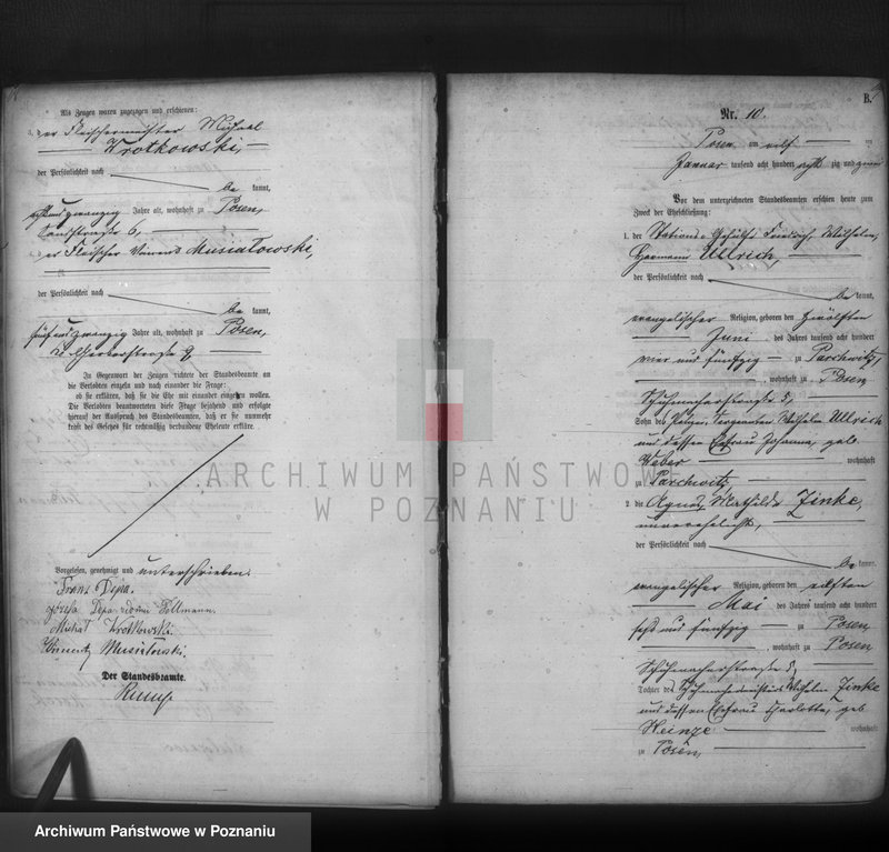 Obraz 11 z jednostki "Księga małżeństw t. I"