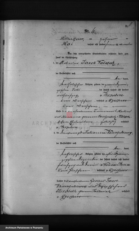 Obraz 13 z jednostki "Księga małżeństw"