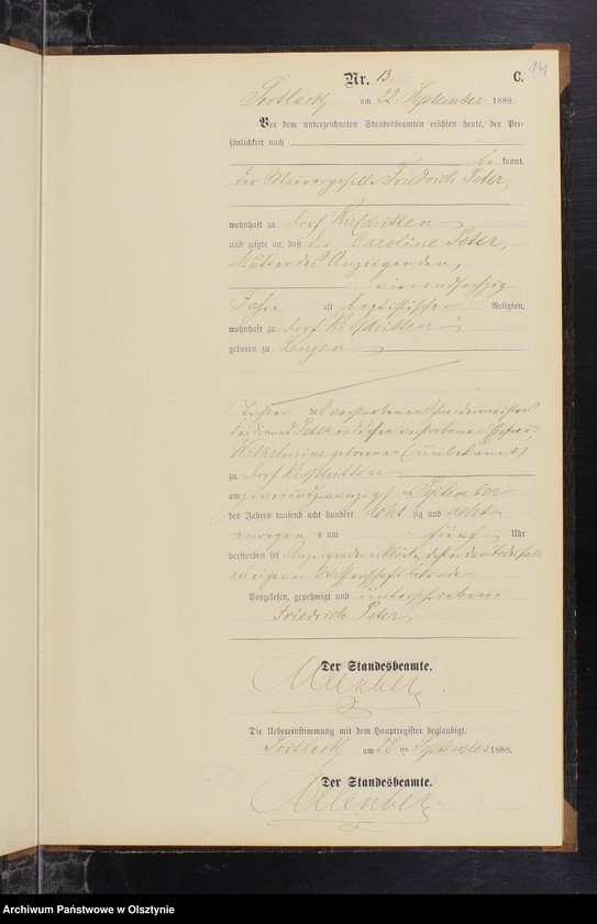 image.from.unit.number "Sterbe-Neben-Register Nr 1 - 19"