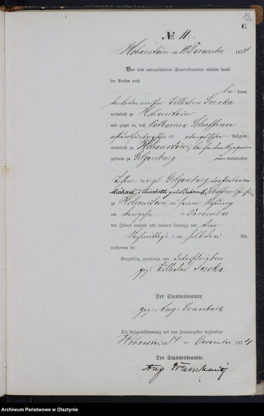 image.from.unit.number "Sterbe-Neben-Register Nr 1 - 13"