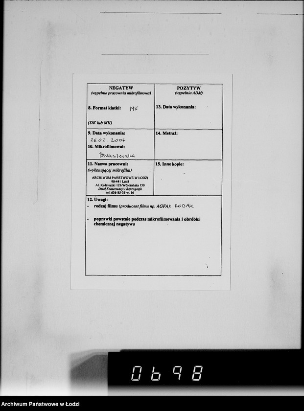 Obraz 3 z jednostki "[Korespondencja z urzędami, instytucjami i firmami] Lit.Lo-Lod."