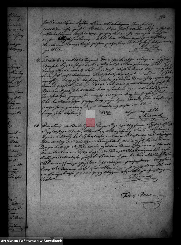 image.from.unit.number "Akta Urodzonych, Umarłych i Zaślubionych Okręgu Bakałarzewo za rok 1830"