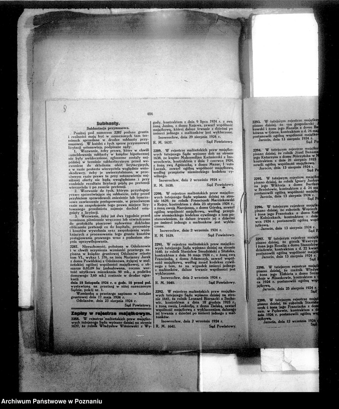 Obraz 12 z jednostki "Die Bildung der Entwaesserungsgenossenschaft Dembicz Kreis Schroda"