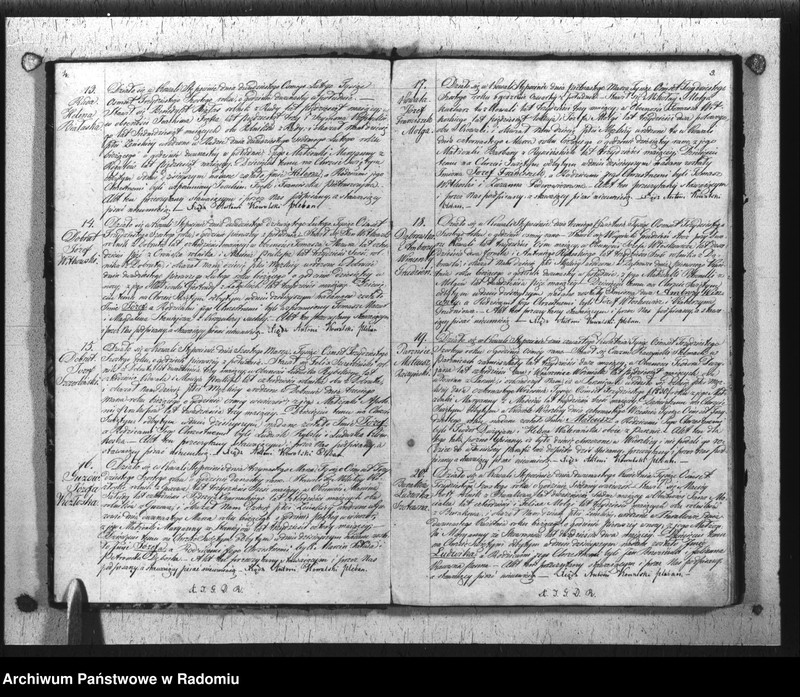 Obraz 5 z jednostki "Dupplikat Aktów Religiyno- Cywilnych Urodzenia, Zaślubienia i Zeyścia parafii Kowali Stępociny Roku 1836"