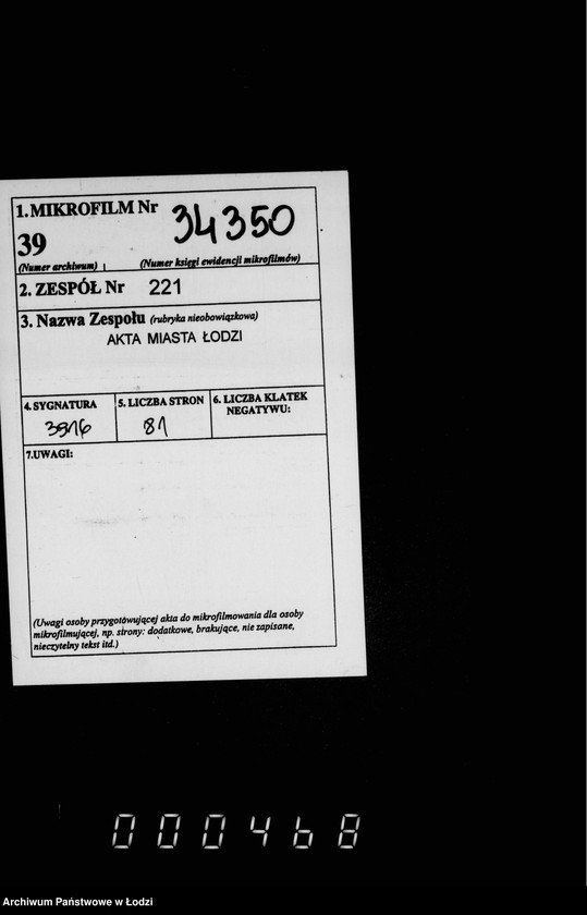 Obraz 2 z jednostki "Dokumenty o torgach na arendu 21 učastka zemli lodzinskoj gorodskoj kassy na vremja s 1 oktjabrja 1913 g. po 1 oktjabrja 1916 goda"