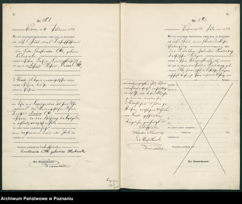 Obraz 6 z jednostki "Księga miejscowa zgonów"