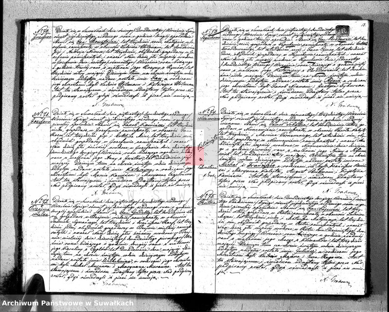 image.from.unit.number "Duplikat Akt Urodzonych, Zaślubionych i Zeszłych Parafij Ewangelicko-Augsburgskiej Suwałki za rok 1857"