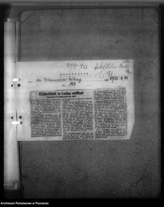 Obraz 16 z jednostki "Wycinki prasowe dotyczące Kraju Warty"