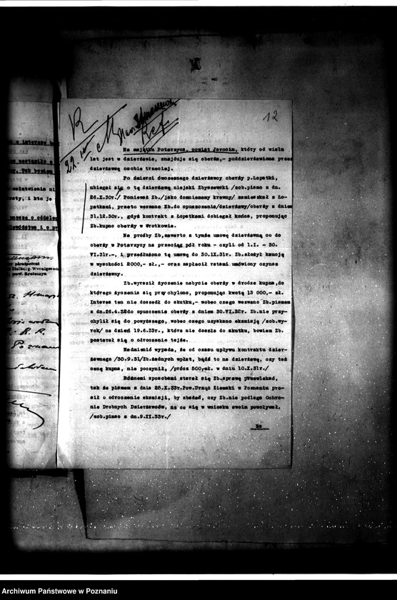 Obraz 15 z jednostki "Wykup gruntu dzierżawnego przez Stanisława Zbyszewskiego od Ludwika Chrystiana Stolberg-Wernigorode z majątku Potarzyce powiatu jarocińskiego"