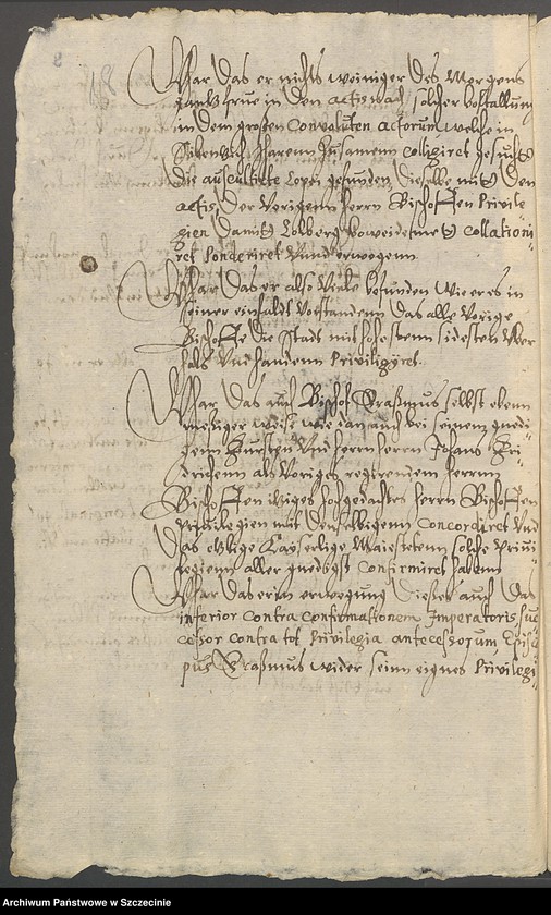 Obraz 20 z jednostki "Dr. Christian Schwartz contra Stiftsvogt Martin v[on] Kleist und den Kammerrat Reimer v[on] Wolde zu Dargen [Dargiń] und Wusterbarth [Ostre Bardo]."