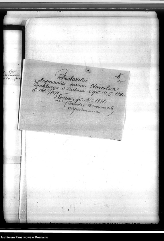 Obraz 19 z jednostki "Gmina Kościelec powiat kaliski /sprawy leśne/"