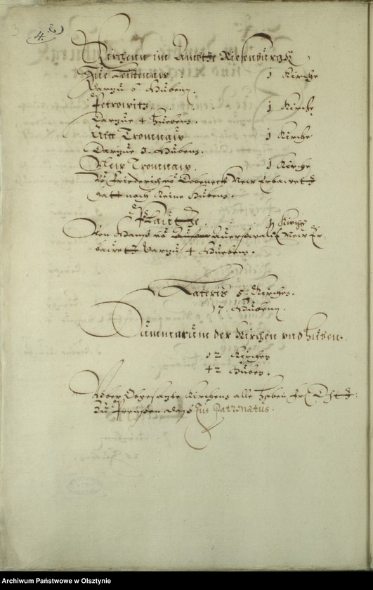 Obraz z jednostki "Rechnung Ambst Riesenburgk vonn Anno 1607"