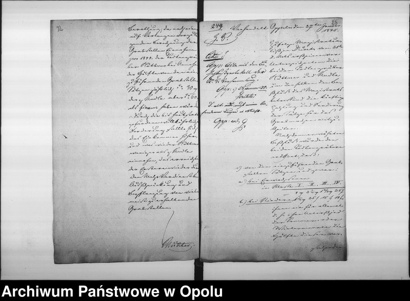 Obraz 20 z jednostki "Acta des Magistrats zu Oppeln betreffend: die Festsetzung der Grabstellengelder de Anno 1844"