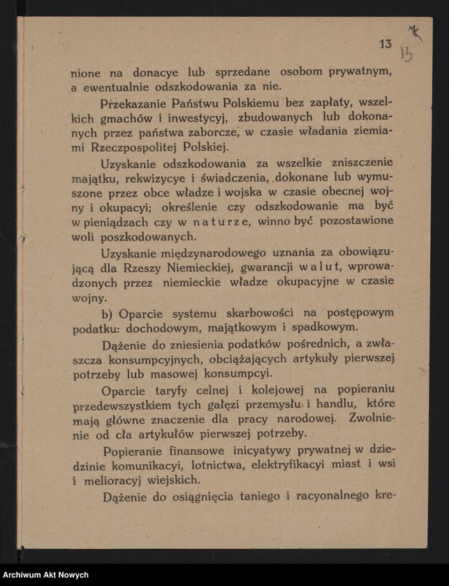 image.from.unit.number "Programy, deklaracje ugrupowań politycznych, głównie antykomunistyczne. Memoriał Rozwadowskiego"
