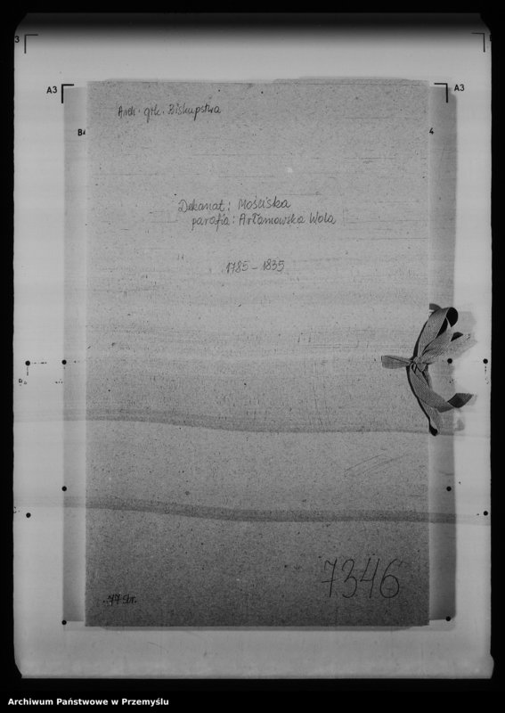 image.from.unit.number "[Kopie ksiąg metrykalnych parafii Arłamowska Wola (dekanat Mościska)]"