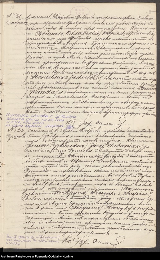 Obraz 14 z jednostki "Księga urodzeń, małżeństw i zgonów [za] rok 1910"