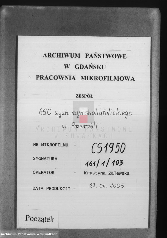 Obraz 1 z jednostki "Księga Urodzeń 1893-1894 Przerośl"