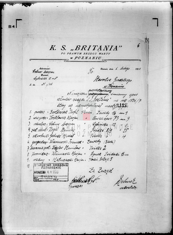 Obraz 10 z jednostki "/Klub Sportowy,,Britania" w Poznaniu/"