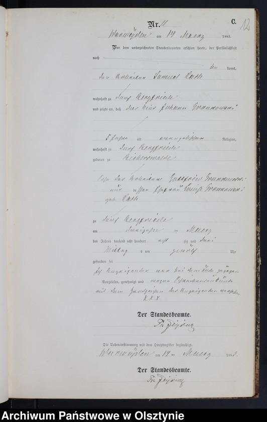 image.from.unit.number "Sterbe-Neben-Register Nr 1 - 49"