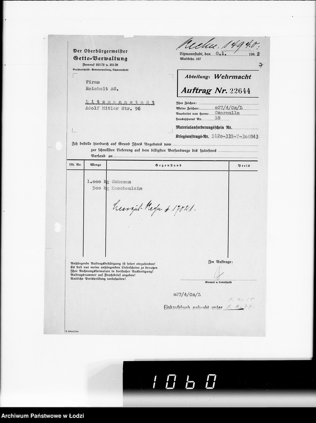 Obraz 12 z jednostki "[Leergut F.Reichelt A.G.L