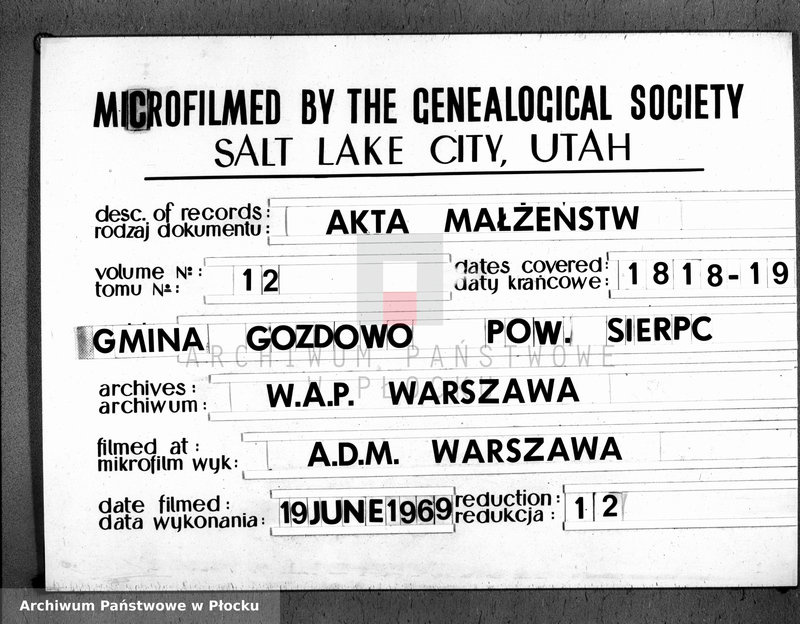 image.from.team "Akta stanu cywilnego gminy Gozdowo"