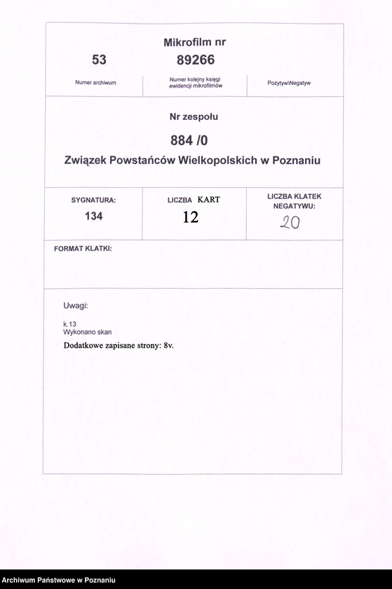 Obraz 19 z jednostki "Środa - akta delegata powiatowego."