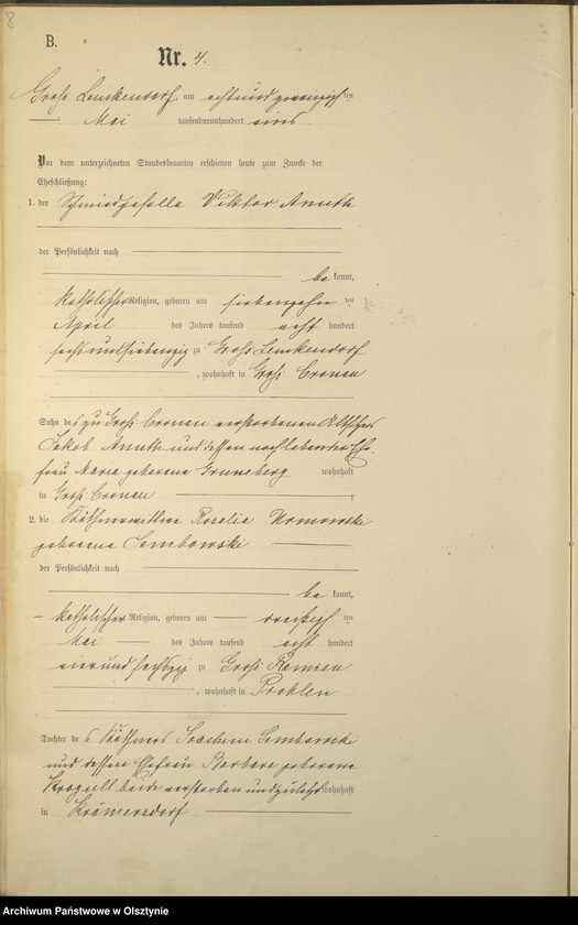 image.from.unit.number "Heiraths-Haupt-Register Nr 1 - 8"