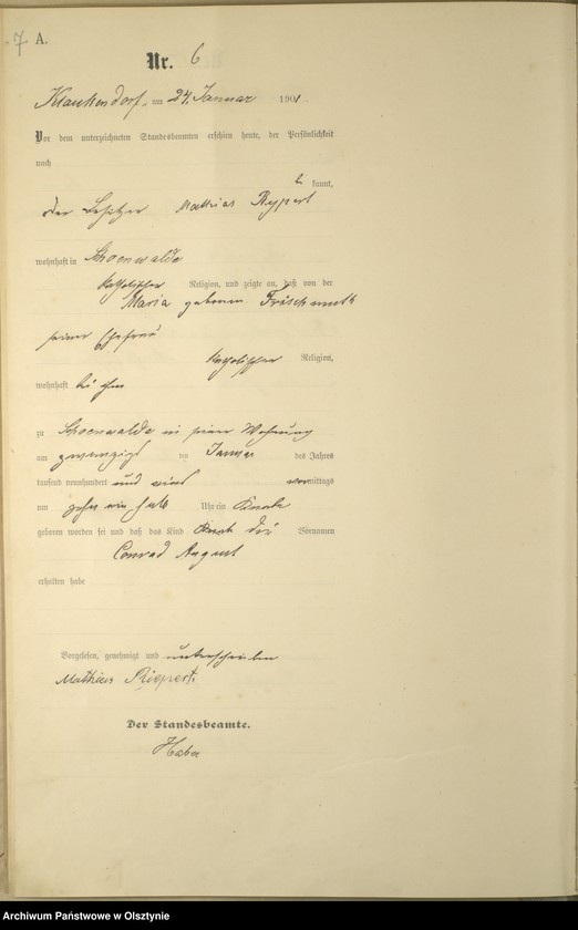 image.from.unit.number "Geburts-Haupt-Register Nr 1 - 104"