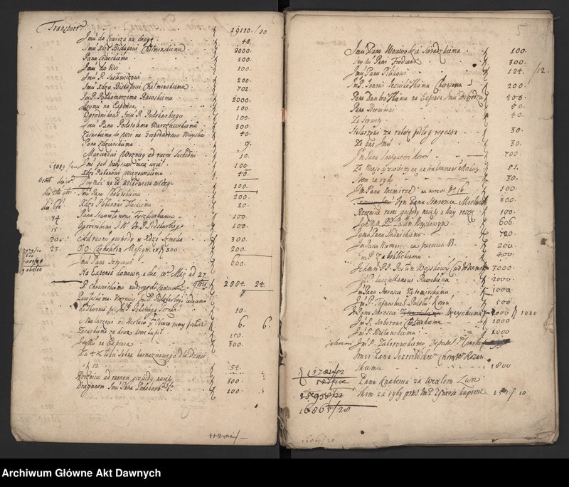 image.from.unit.number "Rozliczenie różnych wydatków z mennicy i wypłat na wojsko."