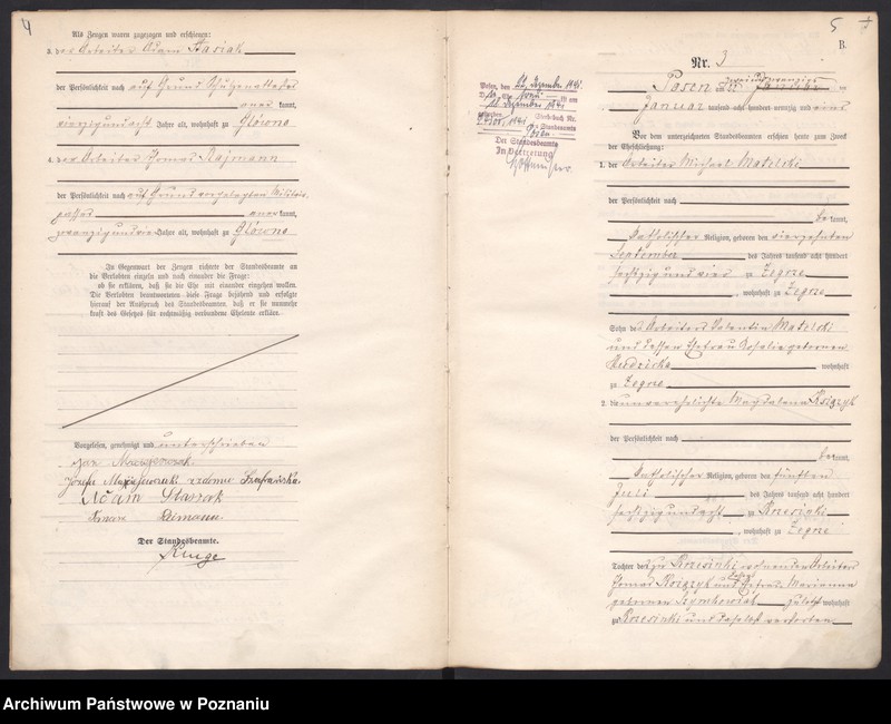 Obraz 5 z jednostki "Księga małżeństw"