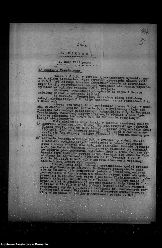 Obraz 9 z jednostki "Sprawozdania z życia mniejszości narodowych za okres od lipca do grudnia 1935 r."