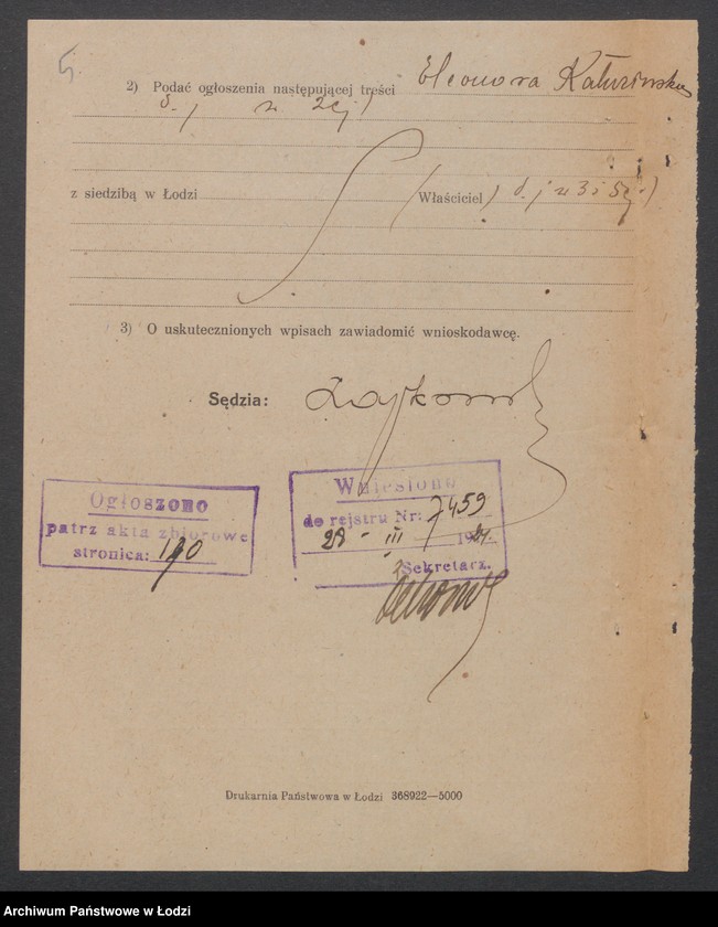 Obraz 7 z jednostki "Eleonora Kałuzińska- restauracja"