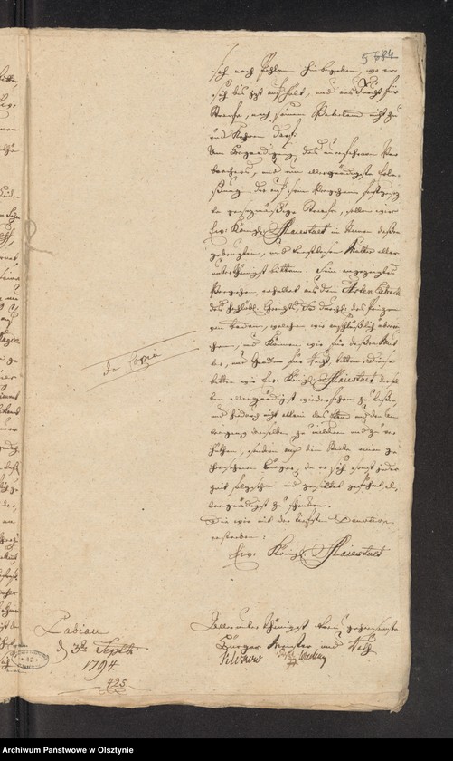 image.from.unit.number "In S. [Sachen] des Schmiede Geselle Johann Benjamin Woelff wegen seiner Abwesenheit"