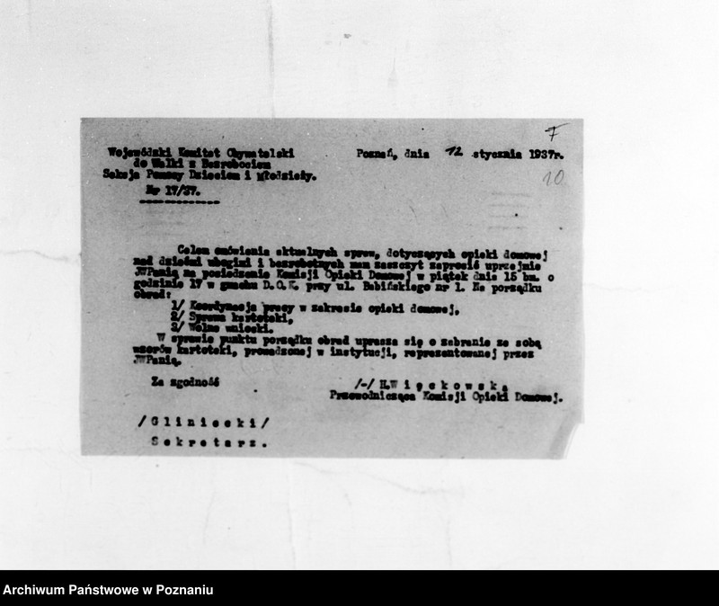 Obraz 14 z jednostki "/Sprawy Sekcji Pomocy Dzieciom i Młodzieży/"